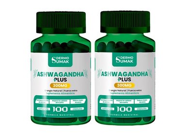 ASHWAGANDHA PLUS 100 CAPSULAS DERMO SUMAK 2 UND