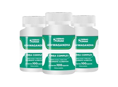 ASHWAGANDHA ENERGIA NATURAL 100 CAPSULAS DERMO SUMAK 3 UND