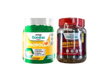 GOMITAS ADULTO PROPOLIO + GOMITAS MACA NEGRA ADULTO