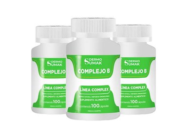 COMPLEJO B ENERGIA NATURAL 100 CAPSULAS DERMO SUMAK 3 UND