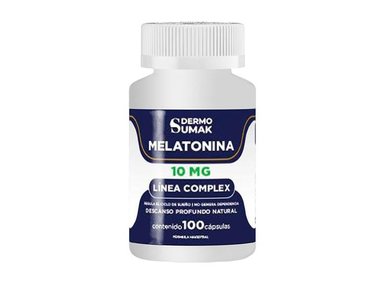 MELATONINA COMPLEX 10MG 100 CAPSULAS DERMO SUMAK