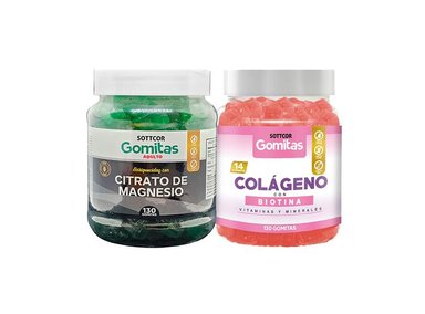 GOMITAS ADULTO CITRATO DE MAGNESIO + COLAGENO Y BIOTINA
