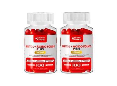 INOSITOL + ACIDO FOLICO 100 CAPSULAS DERMO SUMAK 2 UND