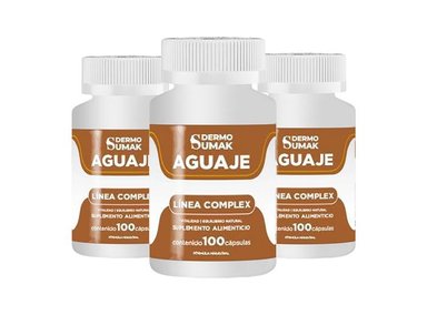 AGUAJE EQUILIBRIO NATURAL 100 CAPSULAS DERMO SUMAK 3 UND