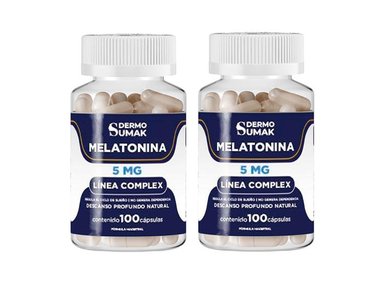 MELATONINA PLUS 5MG 100 CAPSULAS DERMO SUMAK 2 UND