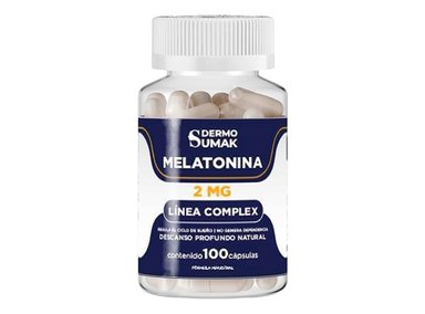 MELATONINA PLUS 2MG 100 CAPSULAS DERMO SUMAK