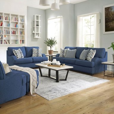 JUEGO DE SALA 3-2-1 VELORA + BANQUETA BAUL DE REGALO