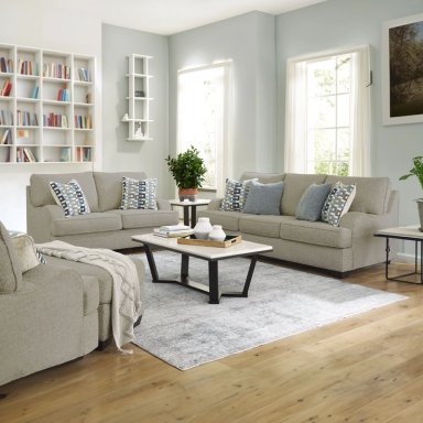 JUEGO DE SALA 3-2-1 VELORA + BANQUETA BAUL DE REGALO