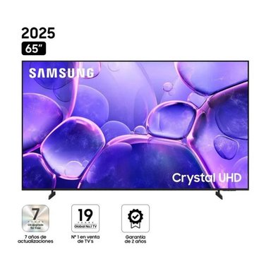 TELEVISOR SAMSUNG UHD 65”  SMART TV CRYSTAL UN65U8000FGXPE - 1