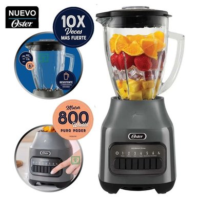 LICUADORA OSTER 1.5 LT  6 VELOCIDADES 800W BLSTPEG GPB-GRIS - 1