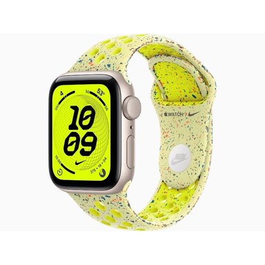 APPLE WATCH SE 3 40MM GPS STARLIGHT NIKE SPORT BAND M/L - VOLT SPLASH