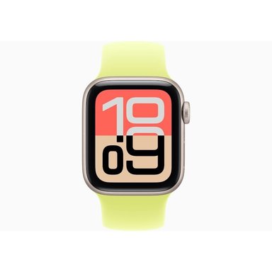 APPLE WATCH SE 3 40MM GPS STARLIGHT SOLO LOOP - NEON YELLOW - 2