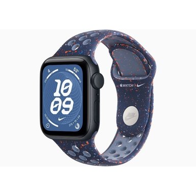 APPLE WATCH SE 3 44MM GPS MIDNIGHT NIKE SPORT BAND S/M - BLUE RIBBON - 2