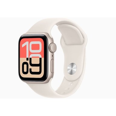 APPLE WATCH SE 3 40MM GPS STARLIGHT SPORT BAND S/M - NEGRO - 2
