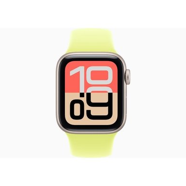 APPLE WATCH SE 3 40MM GPS+CEL STARLIGHT SPORT BAND M/L - NEON YELLOW - 2