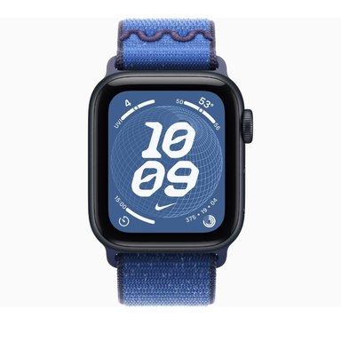 APPLE WATCH SE 3 40MM GPS MIDNIGHT NIKE SPORT LOOP - BLUE RIBBON - 2
