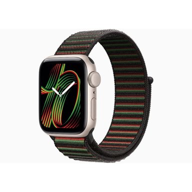 APPLE WATCH SE 3 40MM GPS STARLIGHT SPORT LOOP - BLACK UNITY