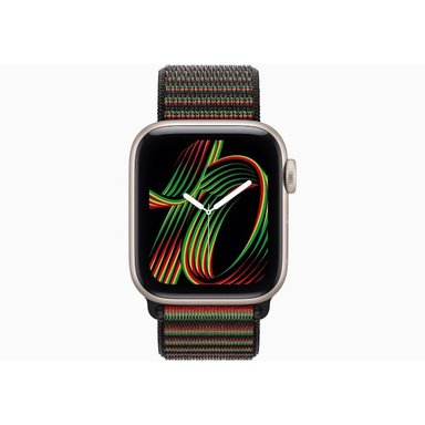 APPLE WATCH SE 3 40MM GPS STARLIGHT SPORT LOOP - BLACK UNITY - 2