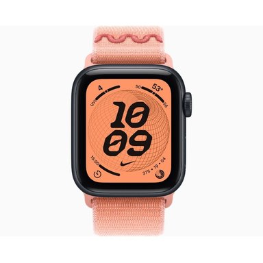 APPLE WATCH SE 3 40MM GPS MIDNIGHT NIKE SPORT LOOP - ALPENGLOW PINK - 2