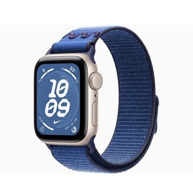APPLE WATCH SE 3 40MM GPS STARLIGHT NIKE SPORT LOOP - BLUE RIBBON