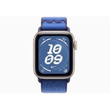APPLE WATCH SE 3 40MM GPS STARLIGHT NIKE SPORT LOOP - BLUE RIBBON - 2