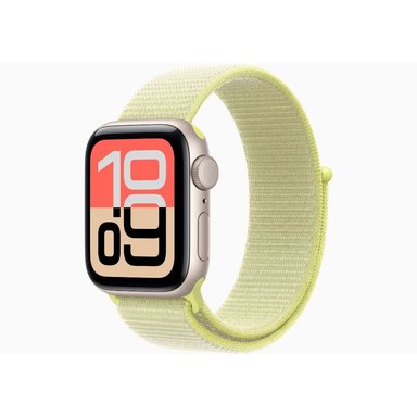 APPLE WATCH SE 3 44MM GPS STARLIGHT SPORT LOOP - NEON YELLOW