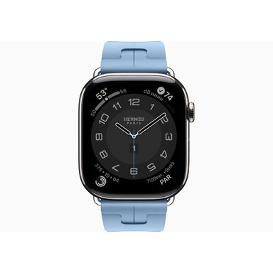 APPLE WATCH 46MM HERMES SERIES 11 KILIM - BLEU PASTEL - 1