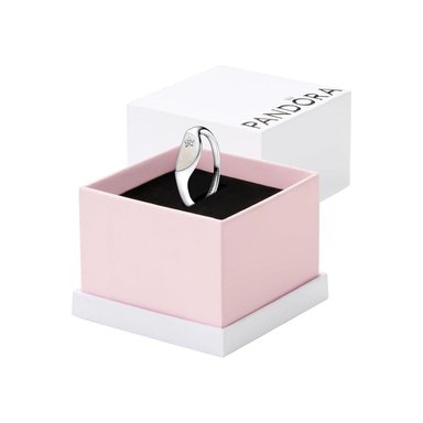 ANILLO DE PLATA PANDORA SELLO ESMALTADO Y CIRCONITA CÚBICA