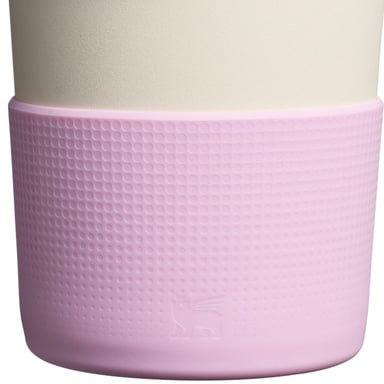 PROTECTOR DE SILICONA ANTIDESLIZANTE STANLEY PARA VASOS DE 40 OZ - CHERRY BLOSSOM - 3