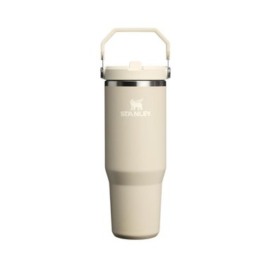 TUMBLER VASO DE ACERO INOXIDABLE STANLEY ICEFLOW 2.0 30 OZ - TOASTED ALMOND - 1