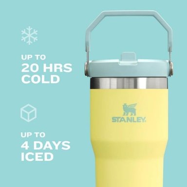 TUMBLER VASO DE ACERO INOXIDABLE STANLEY ICEFLOW 2.0 30 OZ - TOASTED ALMOND - 4