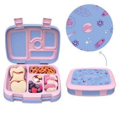 SET BENTGO MOCHILA 2 EN 1, LONCHERA, CUBIERTOS Y TOMATODO - LAVANDER GALAXY - 5