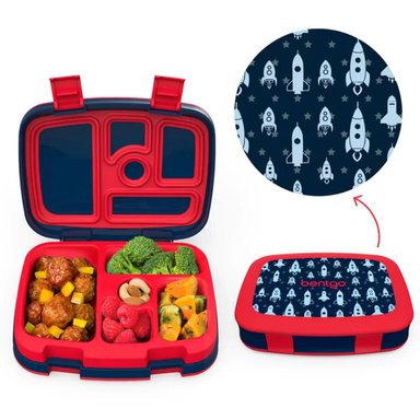SET TOMATODO Y LONCHERA BENTGO KIDS - COHETES - 2