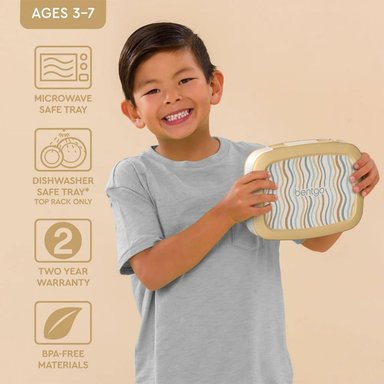 SET BENTGO LONCHERA, PORTA LONCHERA Y TOMATODO WHIMSY Y WONDER - WAVY - 2