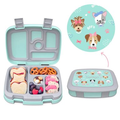 SET BENTGO MOCHILA ESCOLAR, LONCHERA Y PORTA LONCHERA - PUPPY LOVE - 2