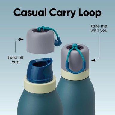 BOTELLA DE ACERO INOXIDABLE OWALA FREESIP TWIST 24 OZ - MEZCLILLA - 5