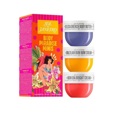 SET CREMAS SOL DE JANEIRO BODY PARADISE MINIS - 3X25ML - 1