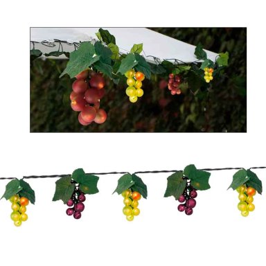 GUIRNALDA LED POR 4 M UVAS Y HOJAS - 2