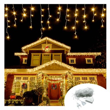 CASCADA 12 MTS COLOR AMARILLO 400 LEDS - 3