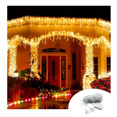 CASCADA 12 MTS COLOR AMARILLO 400 LEDS - 5