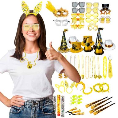 COTILLÓN AÑO NUEVO DE 58 ARTÍCULOS (MOD-C)