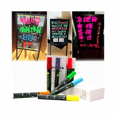 PLUMONES NEÓN CAJA DE 8 PIEZAS