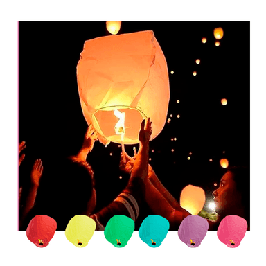 GLOBOS CANTOYA FLOTANTES DE PAPEL X12 UDS – MODELOS AL AZAR