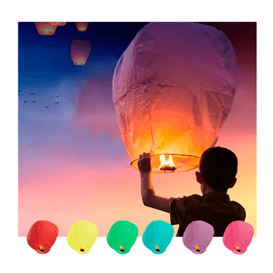 GLOBOS CANTOYA FLOTANTES DE PAPEL X6 UDS – MODELOS AL AZAR
