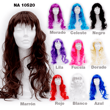 PELUCA LARGA ONDAS NATURALES – LOOK GLAM NA 10520