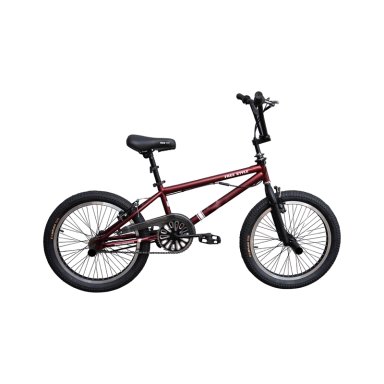 BICICLETA BMX FREESTYLE ARO 20 CON TIMÓN 360° VINO