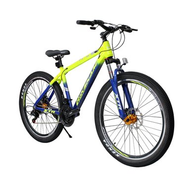 BICICLETA MONTAÑERA ROMA ARO 26 - CUADRO DE ALUMINIO Y SHIMANO 21V  AMARILLO - 2