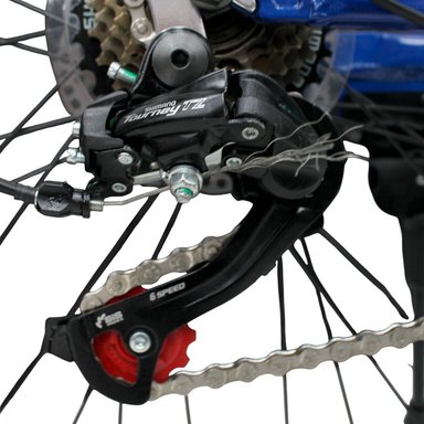 BICICLETA MONTAÑERA ROMA ARO 26 - CUADRO DE ALUMINIO Y SHIMANO 21V  AMARILLO - 7