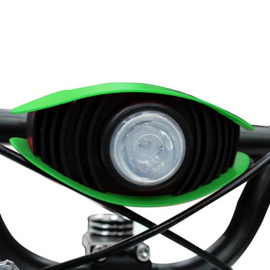 BICICLETA BMX ARO 16 PARA NIÑOS CON LUZ DELANTERA  TAPABARRO Y CANASTA AMPLIA - 4