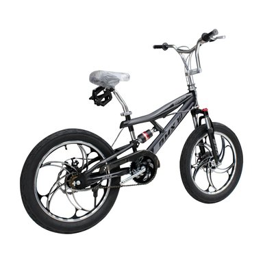 BICICLETA BMX ARO 20 CON DOBLE SUSPENSIÓN FRENOS DE DISCO Y 4 PEGS - 3